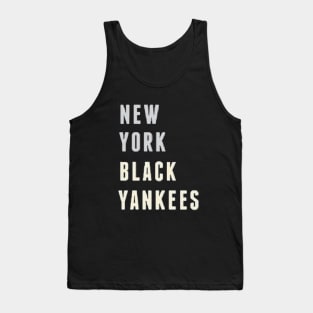 New York Black Yankees RETRO Design Tank Top